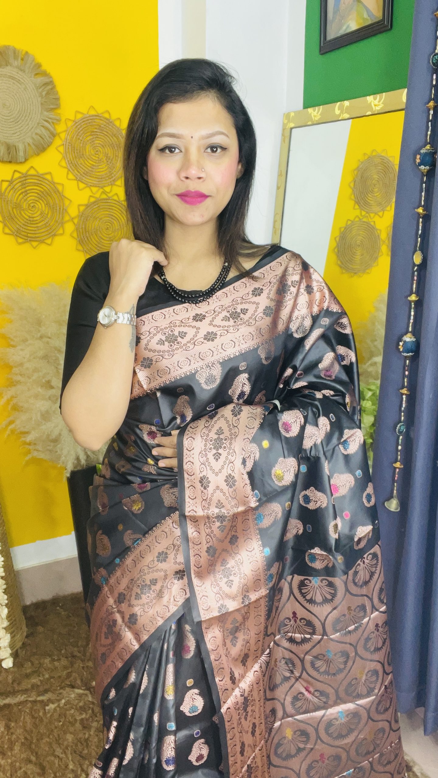Silk Katan Saree - Image 5