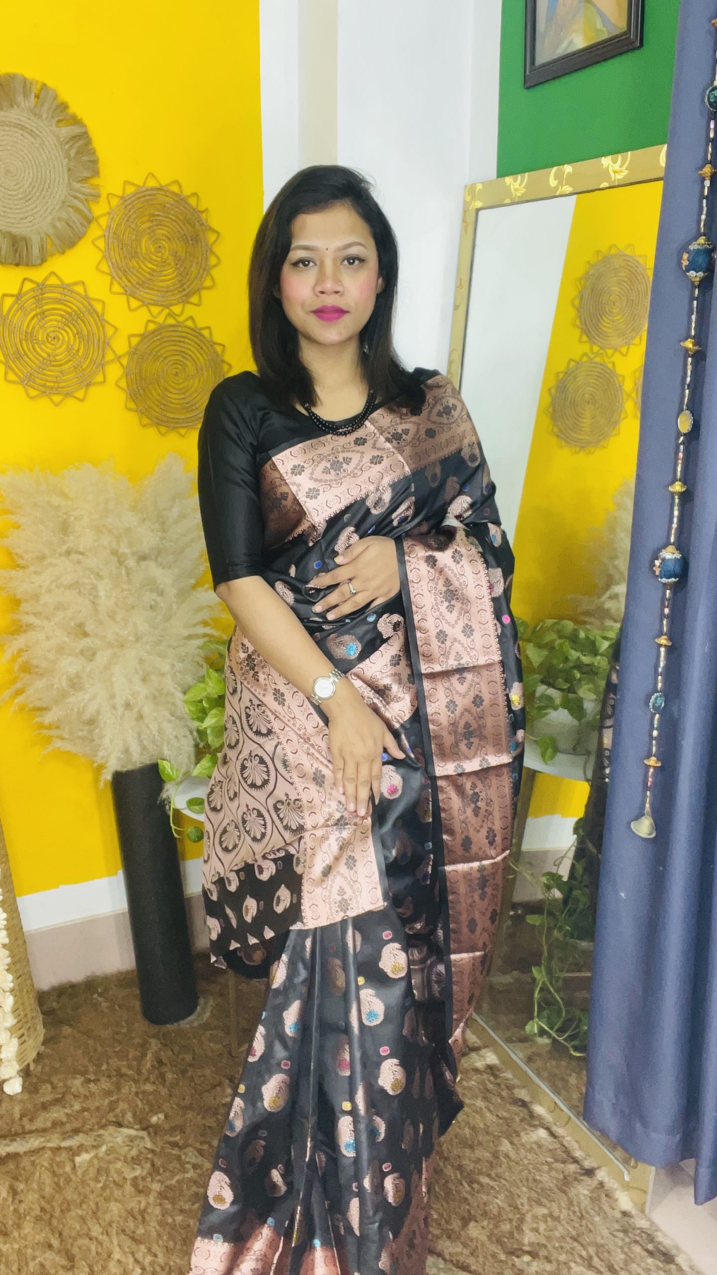 Silk Katan Saree - Image 3