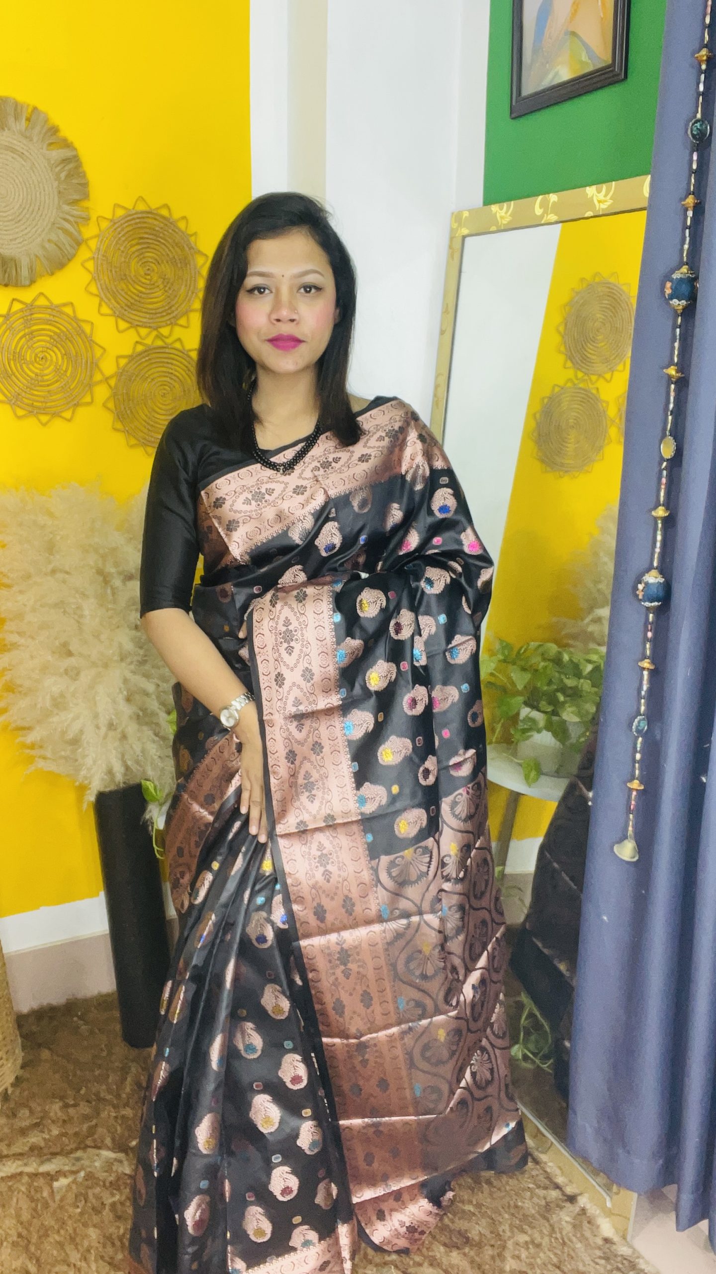 Silk Katan Saree - Image 2