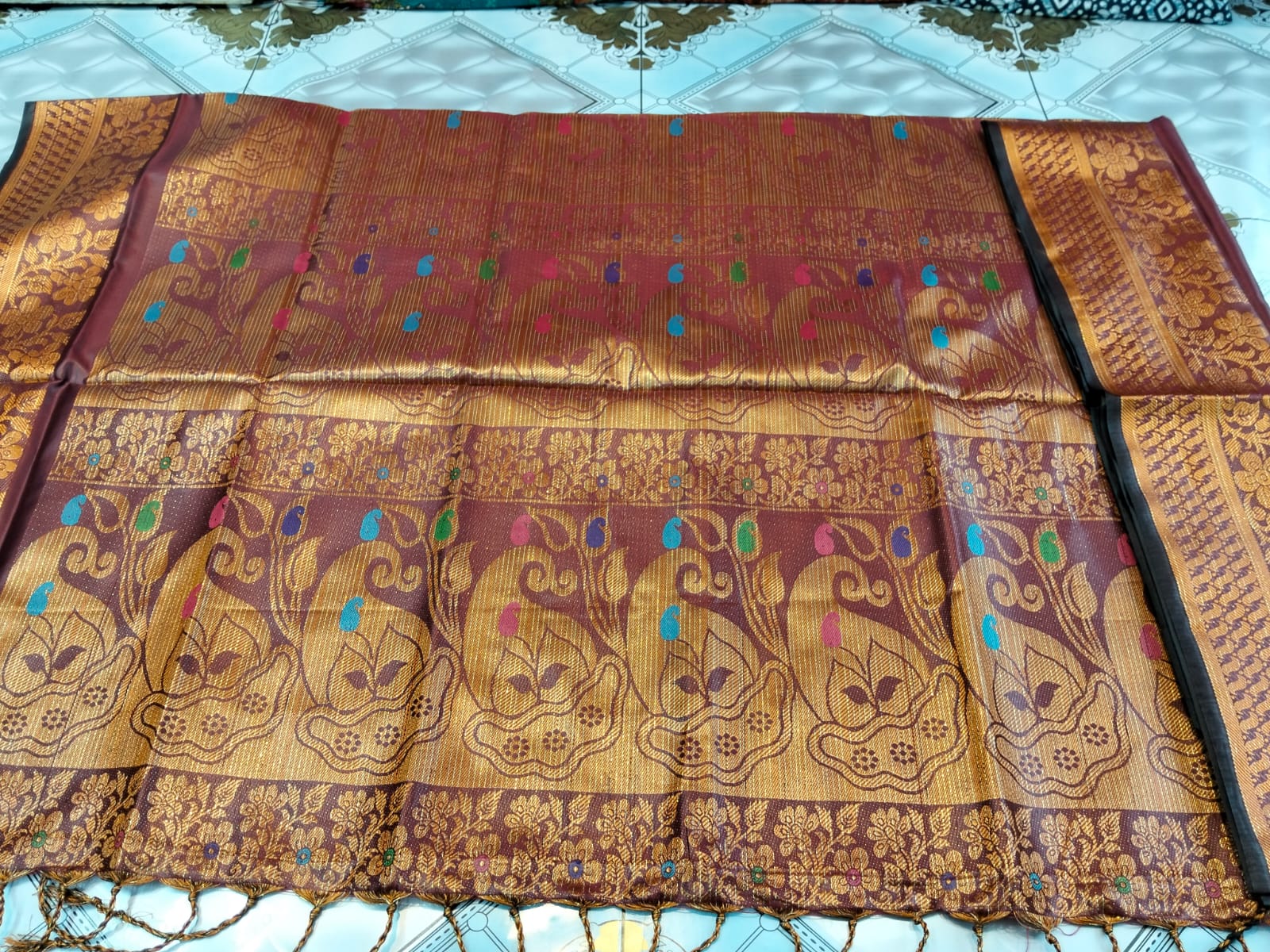 Silk Katan Saree - Image 3