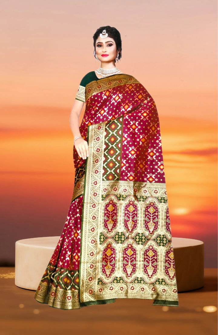 Indian Silk Katan Saree