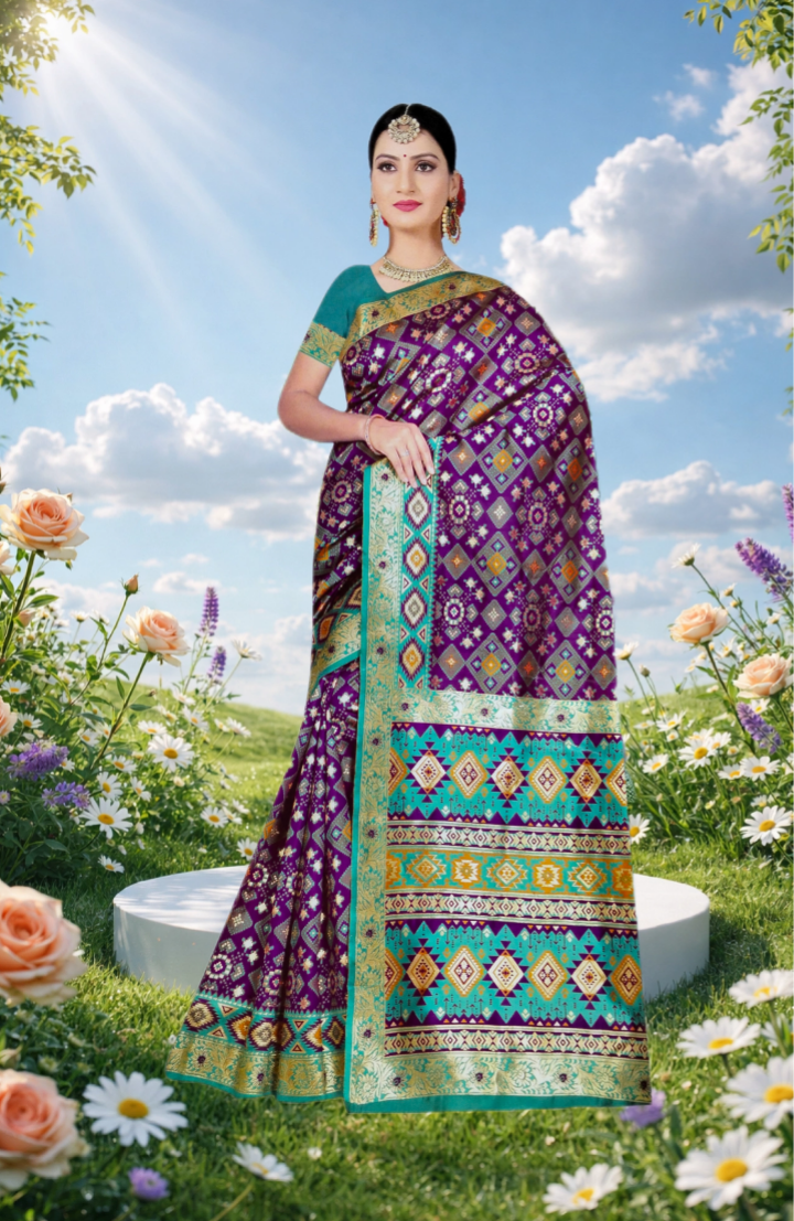 Indian Silk Katan Saree