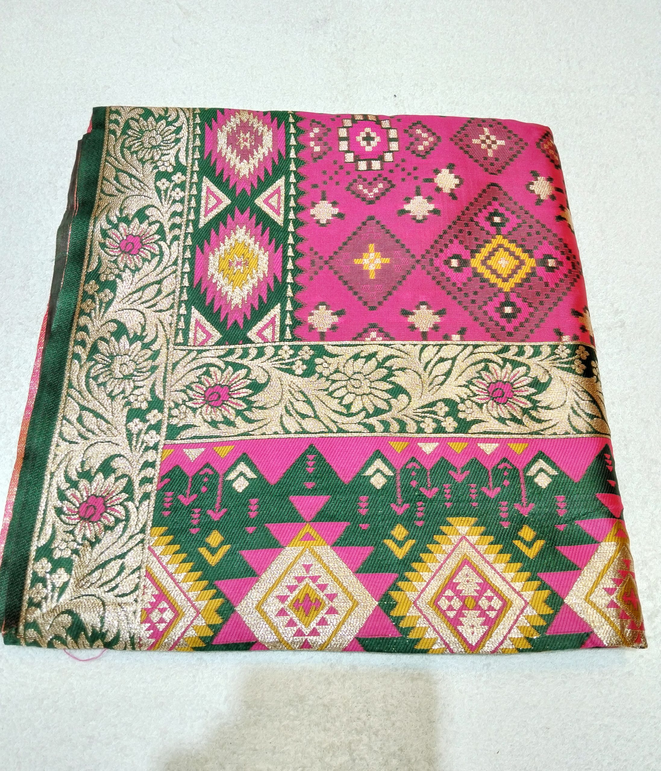 Indian Silk Katan Saree - Image 3
