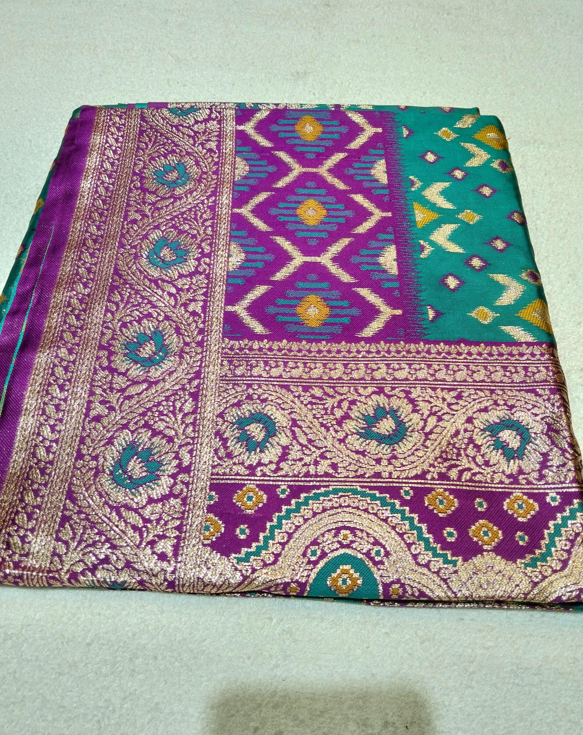 Indian Silk Katan Saree - Image 2