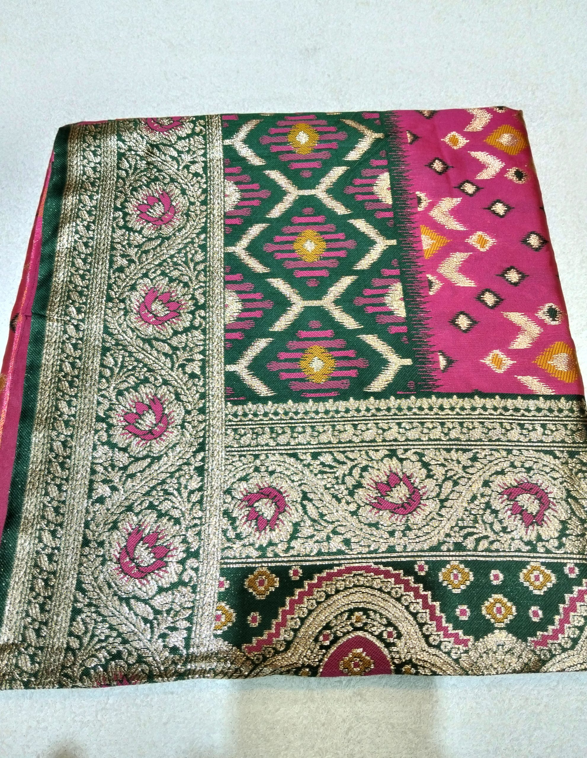 Indian Silk Katan Saree - Image 2