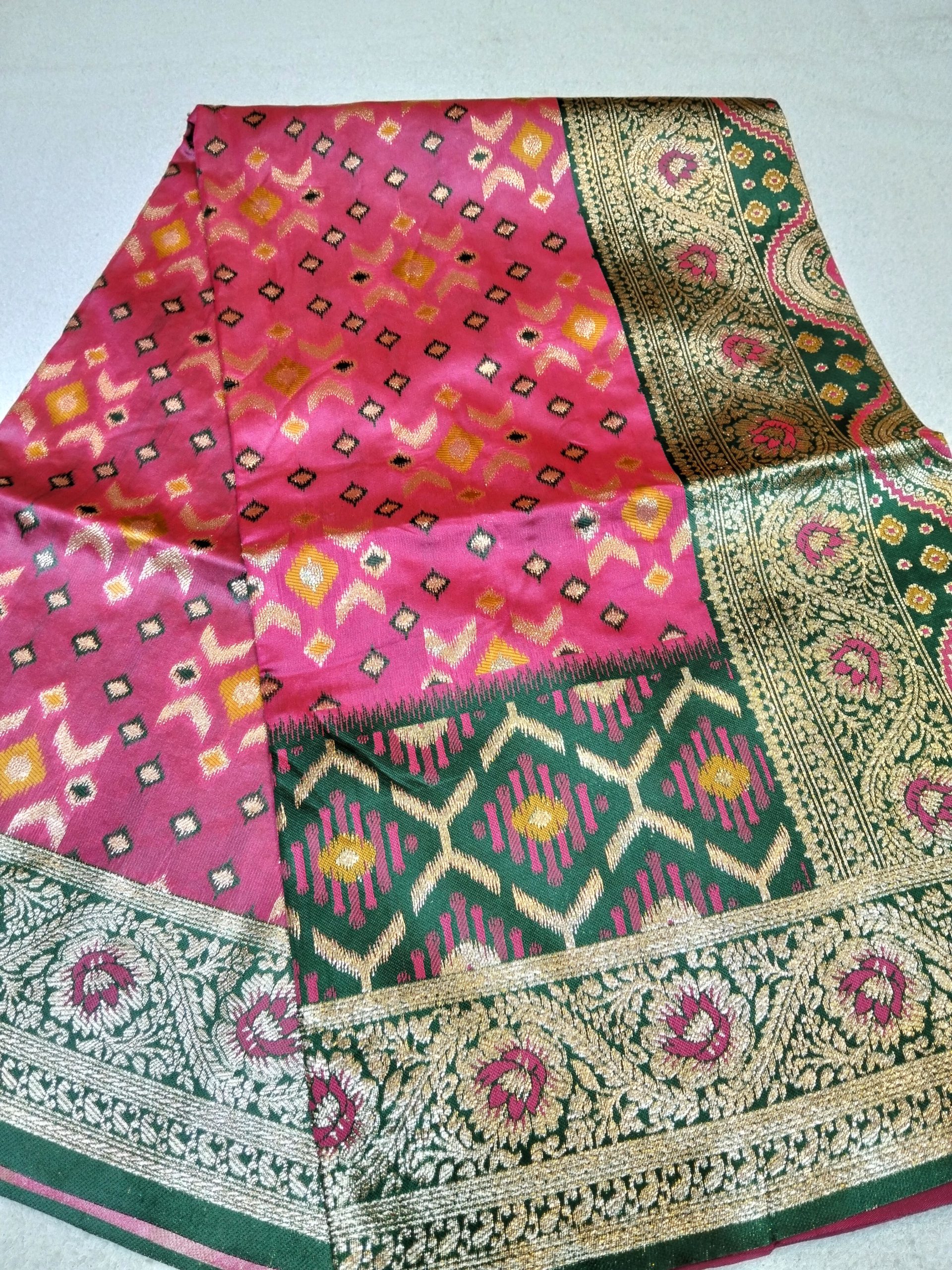 Indian Silk Katan Saree - Image 3