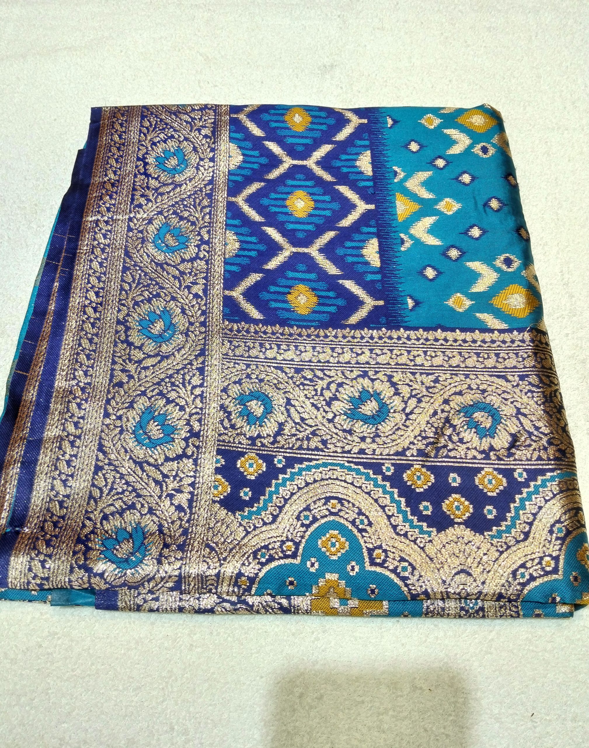 Indian Silk Katan Saree - Image 2