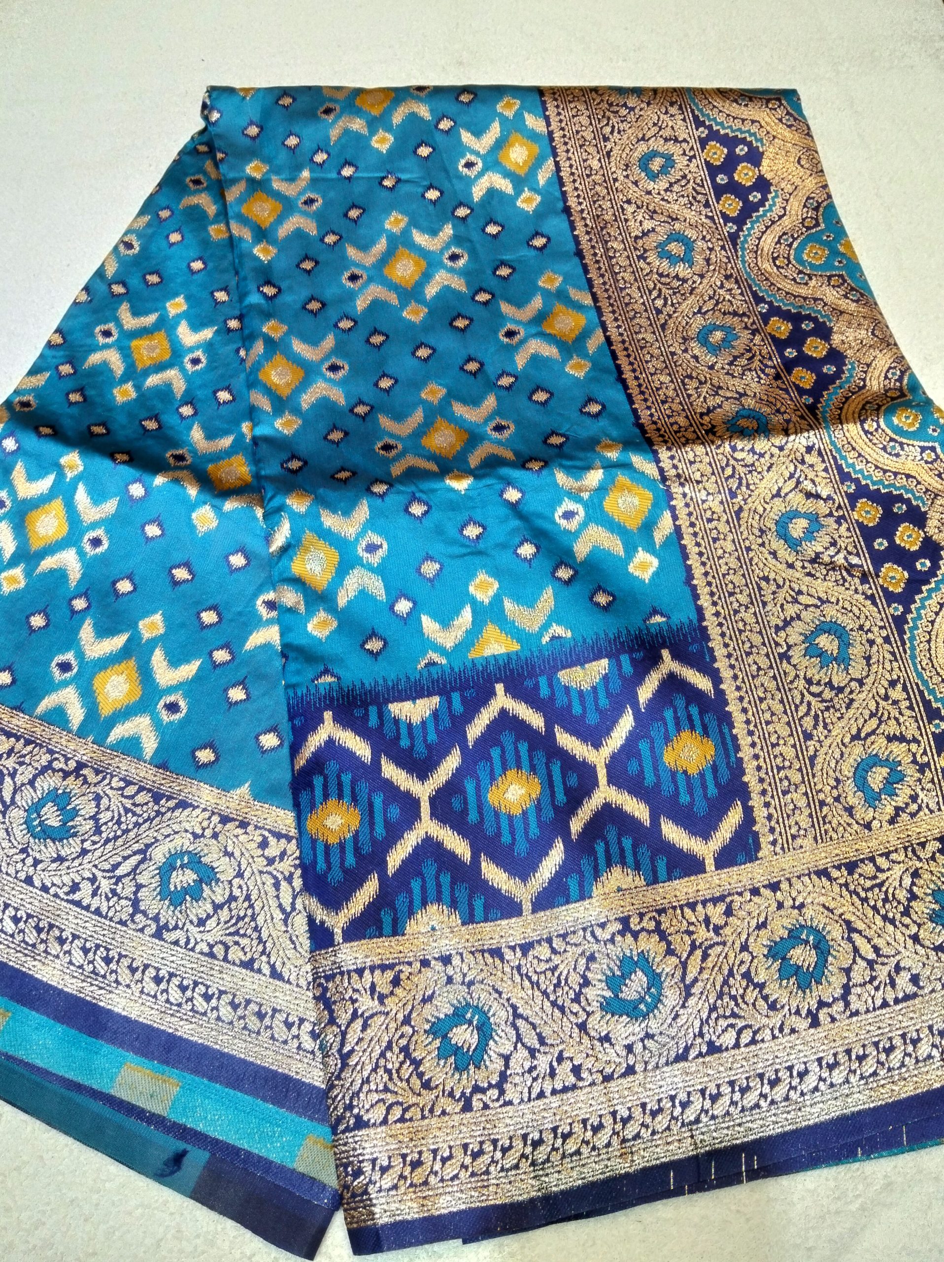 Indian Silk Katan Saree - Image 3